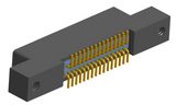 NK-2L2-031-228-0000 - Nano-miniature D-shaped vertical surface board mount (SMT) connector with mounting ears, 2 rows with 31 contacts, and no hardware. (Receptacle)