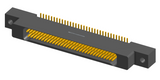 NK-2L2-065-228-0000 - Nano-miniature D-shaped vertical surface board mount (SMT) connector with mounting ears, 2 rows with 65 contacts, and no hardware. (Receptacle)