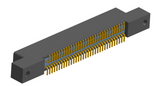 NK-2L2-065-228-0000 - Nano-miniature D-shaped vertical surface board mount (SMT) connector with mounting ears, 2 rows with 65 contacts, and no hardware. (Receptacle)