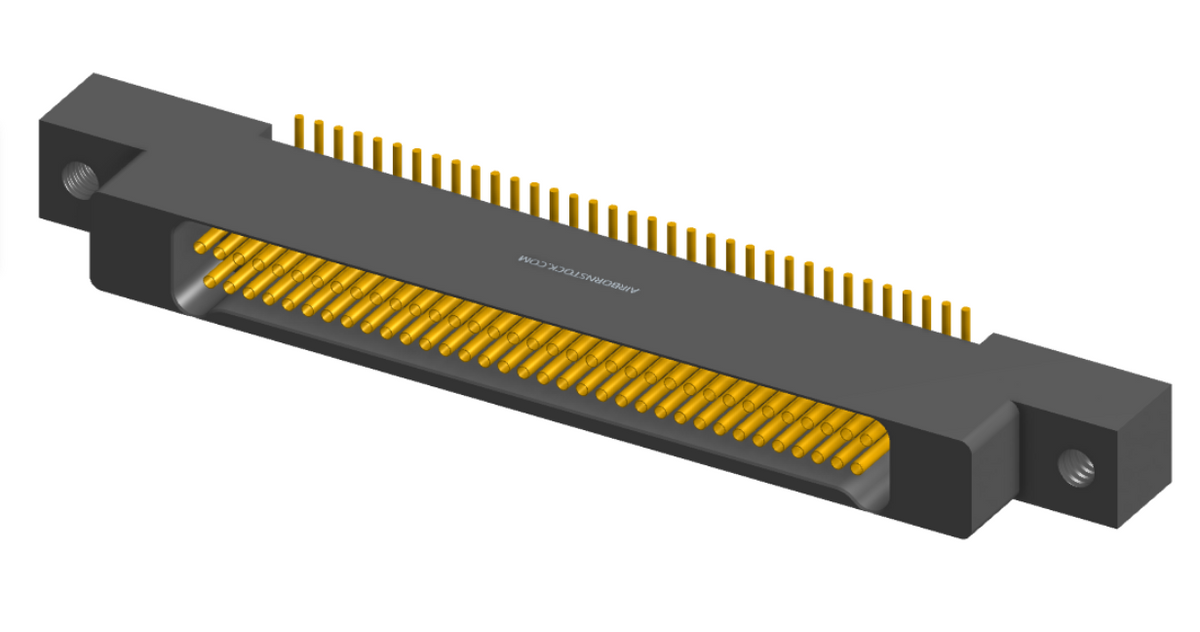 NK-2L4-069-225-0000-010 - Nano-miniature D-shaped vertical surface board mount (SMT) connector with mounting ears, 2 rows with 69 contacts, and no hardware. (Receptacle)
