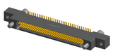 NK-2L2-069-228-JC00 - Nano-miniature D-shaped vertical surface board mount (SMT) connector with mounting ears, 2 rows with 69 contacts, and no hardware. (Receptacle)