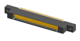 NK-2L2-085-228-0000 - Nano-miniature D-shaped vertical surface board mount (SMT) connector with mounting ears, 2 rows with 85 contacts, and no hardware. (Receptacle)