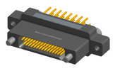 NK-2N5-031-235-JC00 - Nano-miniature D-shaped vertical plated through hole (PTH) board mount connector with mounting ears, 2 rows with 31 contacts, and no hardware. (Receptacle)