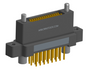 NK-2N4-031-235-JC00 - Nano-miniature D-shaped vertical plated through hole (PTH) board mount connector with mounting ears, 2 rows with 31 contacts, and no hardware. (Receptacle)