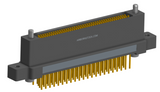 NK-2N5-085-235-JC00 - Nano-miniature D-shaped vertical plated through hole (PTH) board mount connector with mounting ears, 2 rows with 85 contacts, and no hardware. (Receptacle)