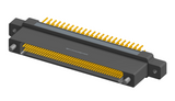 NK-2N5-091-235-JC00 - Nano-miniature D-shaped vertical plated through hole (PTH) board mount connector with mounting ears, 2 rows with 91 contacts, and no hardware. (Receptacle)