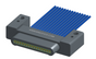 NM-134-015-161-00AA - Nano-miniature D-shaped I/O connector with mounting holes, 15 contacts, and no hardware.