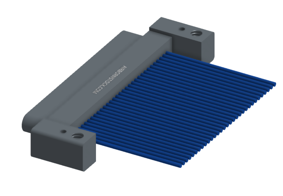 NM-132-031-161-00AA - Nano-miniature D-shaped I/O connector with mounting holes, 31 contacts, and no hardware.