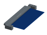 NM-132-051-161-00AA - Nano-miniature D-shaped I/O connector with mounting holes, 51 contacts, and no hardware.