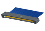 NM-142-051-261-00AA - Nano-miniature D-shaped I/O connector with mounting holes, 51 contacts, and no hardware.