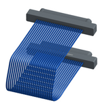 NM-1J2-025-PP1-00AA - Nano-miniature D-shaped I/O jumper cable with 25 contacts and no attachment hardware.