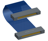 NM-1J2-025-SS1-00AA - Nano-miniature D-shaped I/O jumper cable with 25 contacts and no attachment hardware.