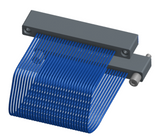 NM-1J3-031-SS1-JRAA - Nano-miniature D-shaped I/O jumper cable with 31 contacts and two turning jackscrews on one receptacle and two threaded holes on the other receptacle.