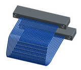 NM-1J3-031-SS1-TTAA - Nano-miniature D-shaped I/O jumper cable with 31 contacts and four threaded holes (2 per connector).