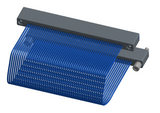 NM-1J5-051-SS1-JRAA - Nano-miniature D-shaped I/O jumper cable with 51 contacts and two turning jackscrews on one receptacle and two threaded holes on the other receptacle.