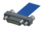NM-112-009-161-JCAA - Nano-miniature D-shaped I/O connector with 9 contacts and captivated turning jackscrew hardware. (Plug)