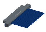 NM-112-037-161-THAA - Nano-miniature D-shaped I/O connector with 37 contacts and threaded holes for attachment hardware.
