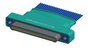 NM-154-025-161-THAA - Nano-miniature D-shaped I/O connector with factory installed backshell and with 25 contacts and threaded holes for attachment hardware.