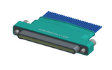 NM-152-031-161-JCAA - Nano-miniature D-shaped I/O connector with factory installed backshell and with 31 contacts and captivated turning jackscrew hardware. (Plug)