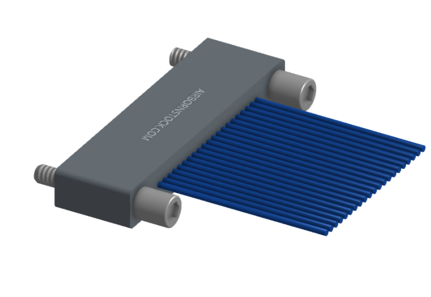 NM-122-021-261-JCAA - Nano-miniature D-shaped I/O connector with 21 contacts and captivated turning jackscrew hardware.