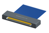 NM-122-025-261-00AA - Nano-miniature D-shaped I/O connector with 25 contacts and captivated turning jackscrew hardware.