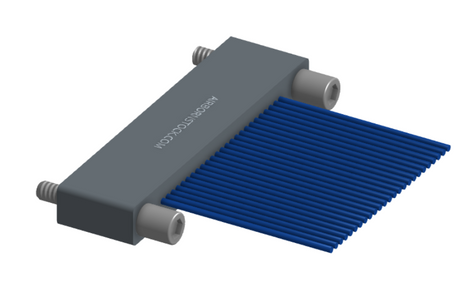 NM-122-025-261-JCAA - Nano-miniature D-shaped I/O connector with 25 contacts and captivated turning jackscrew hardware.
