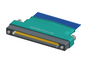 NM-165-031-261-JCAA - Nano-miniature D-shaped I/O connector with factory installed backshell and with 31 contacts and captivated turning jackscrew hardware.