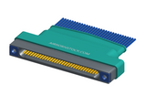 NM-165-031-261-THAA - Nano-miniature D-shaped I/O connector with factory installed backshell and with 31 contacts and threaded holes for attachment hardware.