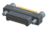 NM-215-025-128-JC00 - Nano-miniature D-shaped straddle mount flex circuit board mount connector, 2 rows with 25 contacts, and no hardware. (Plug)