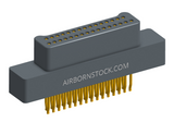 NM-212-031-125-0000 - Nano-miniature D-shaped straddle mount flex circuit board mount connector, 2 rows with 31 contacts, and no hardware. (Plug)