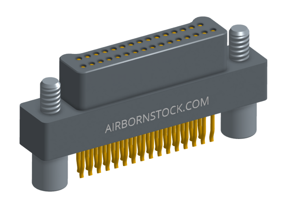 NM-213-031-128-JC00 - Nano-miniature D-shaped straddle mount flex circuit board mount connector, 2 rows with 31 contacts, and no hardware. (Plug)