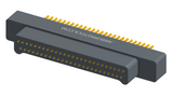 NM-213-051-128-0000 - Nano-miniature D-shaped straddle mount flex circuit board mount connector, 2 rows with 51 contacts, and no hardware. (Plug)
