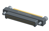 NM-213-051-128-JC00 - Nano-miniature D-shaped straddle mount flex circuit board mount connector, 2 rows with 51 contacts, and no hardware. (Plug)