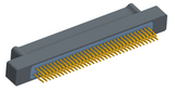 NM-213-069-125-0000 - Nano-miniature D-shaped straddle mount flex circuit board mount connector, 2 rows with 69 contacts, and no hardware. (Plug)