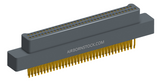 NM-213-069-125-0000 - Nano-miniature D-shaped straddle mount flex circuit board mount connector, 2 rows with 69 contacts, and no hardware. (Plug)