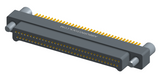 NM-212-069-128-JC00 - Nano-miniature D-shaped straddle mount flex circuit board mount connector, 2 rows with 69 contacts, and no hardware. (Plug)
