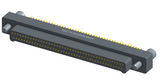 NM-212-085-125-JC00 - Nano-miniature D-shaped straddle mount flex circuit board mount connector, 2 rows with 85 contacts, and no hardware. (Plug)