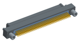 NM-212-085-125-JC00 - Nano-miniature D-shaped straddle mount flex circuit board mount connector, 2 rows with 85 contacts, and no hardware. (Plug)