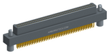 NM-213-091-128-JC00 - Nano-miniature D-shaped straddle mount flex circuit board mount connector, 2 rows with 91 contacts, and no hardware. (Plug)