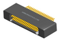 NM-224-037-225-0000 - Nano-miniature D-shaped straddle mount flex circuit board mount connector with mounting holes, 2 rows with 37 contacts, and no hardware. (Receptacle)