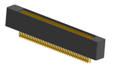NM-225-085-225-0000 - Nano-miniature D-shaped straddle mount flex circuit board mount connector with mounting holes, 2 rows with 85 contacts, and no hardware. (Receptacle)