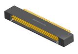 NM-225-085-225-0000 - Nano-miniature D-shaped straddle mount flex circuit board mount connector with mounting holes, 2 rows with 85 contacts, and no hardware. (Receptacle)
