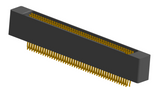 NM-225-091-225-0000 - Nano-miniature D-shaped straddle mount flex circuit board mount connector with mounting holes, 2 rows with 91 contacts, and no hardware. (Receptacle)