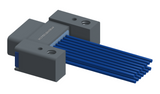 NM-232-015-161-THAA - Nano-miniature D-shaped I/O connector with mounting holes, 2 rows with 15 contacts, and threaded holes for attachment hardware. (Plug)