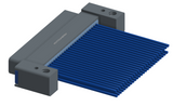 NM-232-051-161-THAA - Nano-miniature D-shaped I/O connector with mounting holes, 2 rows with 51 contacts, and threaded holes for attachment hardware. (Plug)