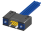 NM-244-009-261-THAA - Nano-miniature D-shaped I/O connector with mounting holes, 2 rows with 9 contacts, and threaded holes for attachment hardware. (Receptacle)