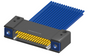 NM-244-031-261-THAA - Nano-miniature D-shaped I/O connector with mounting holes, 2 rows with 31 contacts, and threaded holes for attachment hardware. (Receptacle)
