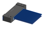 NM-242-037-261-THAA - Nano-miniature D-shaped I/O connector with mounting holes, 2 rows with 37 contacts, and threaded holes for attachment hardware. (Receptacle)