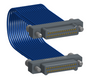 NM-2J4-031-PP1-JJAA - Nano-miniature D-shaped I/O jumper cable with 2 rows and 31 contacts and four turning jackscrews (2 per connector).
