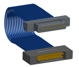 NM-2J5-031-PS1-00AA - Nano-miniature D-shaped I/O jumper cable with 2 rows and 31 contacts and no attachment hardware.